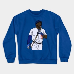 Yasiel Puig Licks the Bat Crewneck Sweatshirt